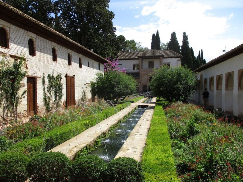 Garden in the Generalife, Granada