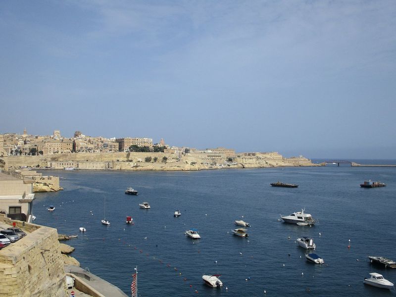 Valetta from The Three Cities