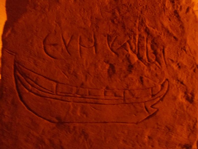 Boat in St Paul's Catacombs, Rabat